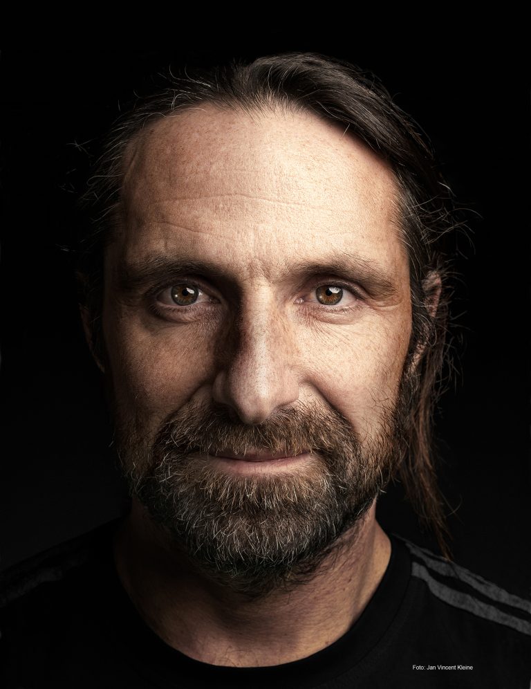 Portrait of climber Alexander Huber